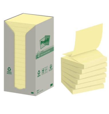 Haftnotizen R330-1T, XL-Notes, 76x76mm, gelb, quadratisch