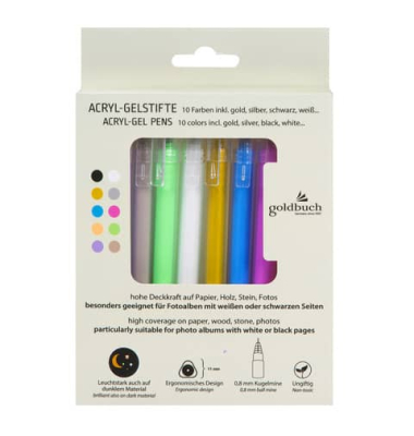 Acrylmarker Gelstifte Etui