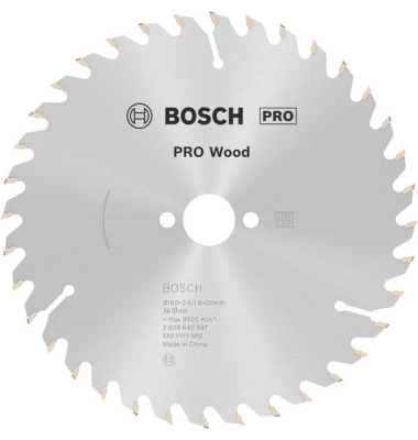PRO Wood Kreissägeblatt 160,0 mm, 36 Zähne