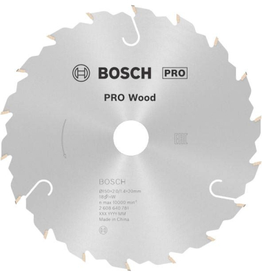 PRO Wood Kreissägeblatt 150,0 mm, 18 Zähne