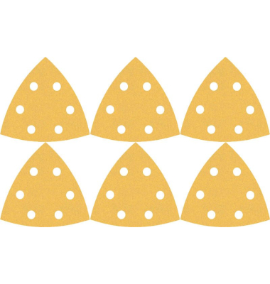 C470 Schleifblatt-Set 6 tlg. 2x  60, 2x 120, 2x 240