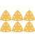 C470 Schleifblatt-Set 6 tlg. 2x  60, 2x 120, 2x 240