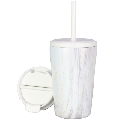 Isolierbecher pink marble 0,4 l