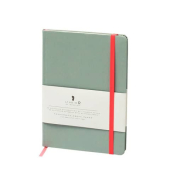 Notizbuch 18811587001, grün, liniert, 90 Blatt