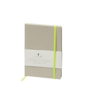 Notizbuch 18811587002, Neon , beige, A5, liniert, 90 Blatt / 180 Seiten