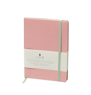 Notizbuch 18811587003, pink, liniert, 90 Blatt
