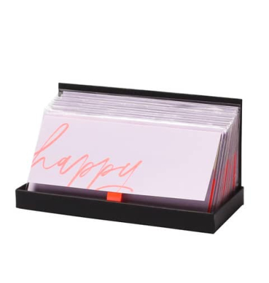 Briefkarten 16471587100 DIN lang Verkaufsbox Happy lila