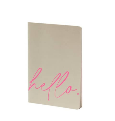 Notizbuch 18801587201, Neon , beige, A5, punktkariert, 18 Blatt / 36 Seiten