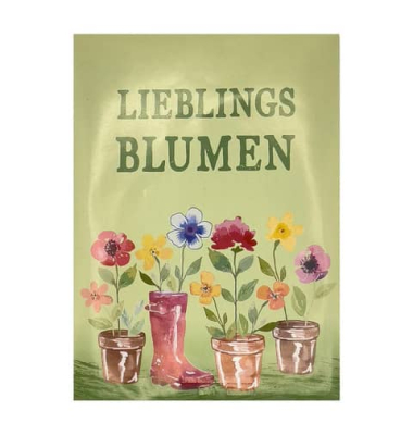 Wundertüte Lieblingsblumen Saattüte