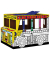 Ausmalbild weiß Spielhaus Bus