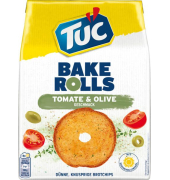 BAKE ROLLS TOMATE & OLIVE 150,0 g