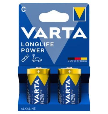 Batterie Longlife Power, C / Baby / LR14, 1,5 Volt