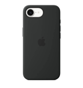 Silikon Handyhülle für Apple iPhone 16e schwarz