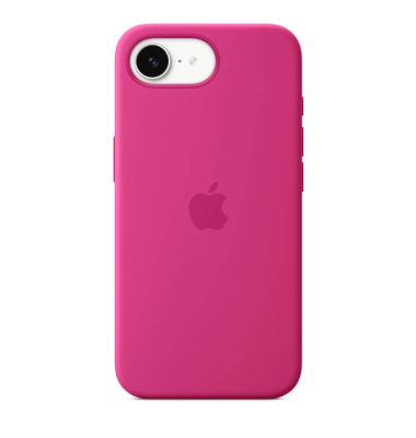 Silikon Handyhülle für Apple iPhone 16e fuchsia