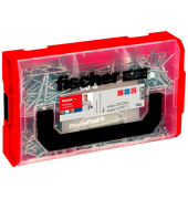 Holzbauschrauben-Sortiment FixTainer PowerFast II PZ 3,545 mm x 163035405060 mm