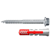 DuoPower ETA 10x50 Dübel mit Schrauben Ø 10 mm x 50 mm