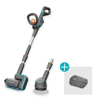AquaBrush Universal 0418V P4A Solo Akku-Terrassenreiniger-Set 18,0 V, ohne Akku