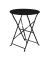 Beistelltisch EDEN Outdoor, 73cm (H), 60x73x60cm (BxT), rund, schwarz / schwarz