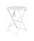 Beistelltisch EDEN Outdoor, 73cm (H), 60x60cm (BxT), rund, wei&szlig; / wei&szlig;