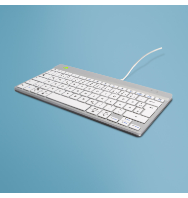R-Go Tastatur Compact Break RGOCODEWDWH kabel ws