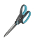 Universalschere MultiCut, Edelstahl, rostfrei, 22,6cm, schwarz/t&uuml;rkis