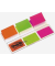 Haftmarker 680-OLP, Index, 25,4x43,2mm, orange/limonengr&uuml;n/pink, ohne, Z-Notes, rechteckig