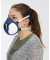 Halbmaske 4251+BC1 blau