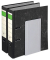 Buchst&uuml;tzen 3543082 12x14x24cm (BxTxH) Metall grau