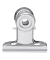 Briefklemmer 217 30 96, 30mm, Metall vernickelt silber