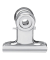 Briefklemmer 217 50 96, 50mm, Metall vernickelt silber