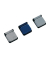 Zettelhalter Magnetclip S 6240094 4x3,6cm silber Kunststoff selbstklebend