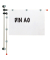 Planhalter Wandpresenter für A0 6253084 silber Aluminium inkl 2 Schwenkarmen