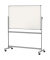 Stativdrehtafel-Whiteboard MAULpro, 6336284, 165x195x65cm (BxHxT), kunststoffbeschichtet, Aluminium