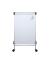 Flipchart MAULpro, 6377095, 69x96cm (BxH), silber, mit Rollen, mit 1 Seitenarm