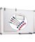 Whiteboard 2000 MAULpro Komplett-Set, 6309284, 90x60cm, kunststoffbeschichtet, Aluminium