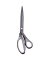 Schere 26,0 cm grau/schwarz