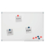 Whiteboard MAULstandard, 6453084, 90x180cm (HxB), kunststoffbeschichtet, Aluminium