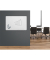 Whiteboard MAULstandard, 6453084, 90x180cm (HxB), kunststoffbeschichtet, Aluminium