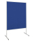 Moderationstafel Standard 636 34 82, 120x150cm, Filz + Filz (beidseitig), pinnbar, blau + blau