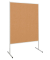 Moderationstafel Standard 636 35 82, 120x150cm, Kork + Kork (beidseitig), pinnbar, braun + braun