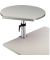 Tischpult ergonomisch m.Klemme grau 600x520mm teleskop