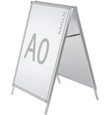 Plakatständer Kundenstopper A0 public, Aluminium   6631008