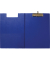 Klemmbrettmappe 2339237, A4, blau, Karton, Folien-kaschiert, inkl Aufh&auml;nge&ouml;se