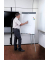 Flipchart MAULstandard, Dreibein, 6372082, silber, mit Beinen