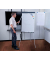Flipchart MAULstandard, 6372282, 66x97cm (BxH), grau, mit Beinen, mit 2 Seitenarmen