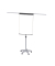 Flipchart MAULstandard, 63726 82, grau, mit Rollen, mit 2 Seitenarmen