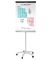 Flipchart MAULstandard, 63726 82, grau, mit Rollen, mit 2 Seitenarmen