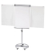 Flipchart MAULsolid, 6372882, 66x97cm (BxH), silber, mit Rollen, mit 2 Seitenarmen