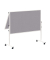 Moderationstafel Solid 636 66 82, 120x150cm, Filz + Filz (beidseitig), pinnbar, klappbar, grau + grau