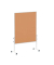 Moderationstafel Solid 636 58 82, 120x150cm, Kork + Kork (beidseitig), pinnbar, braun + braun